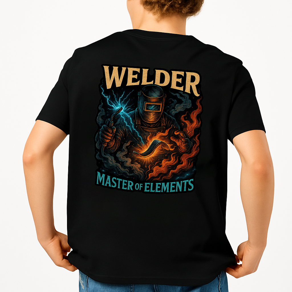 Welder Master Of Elements | Welder Tee