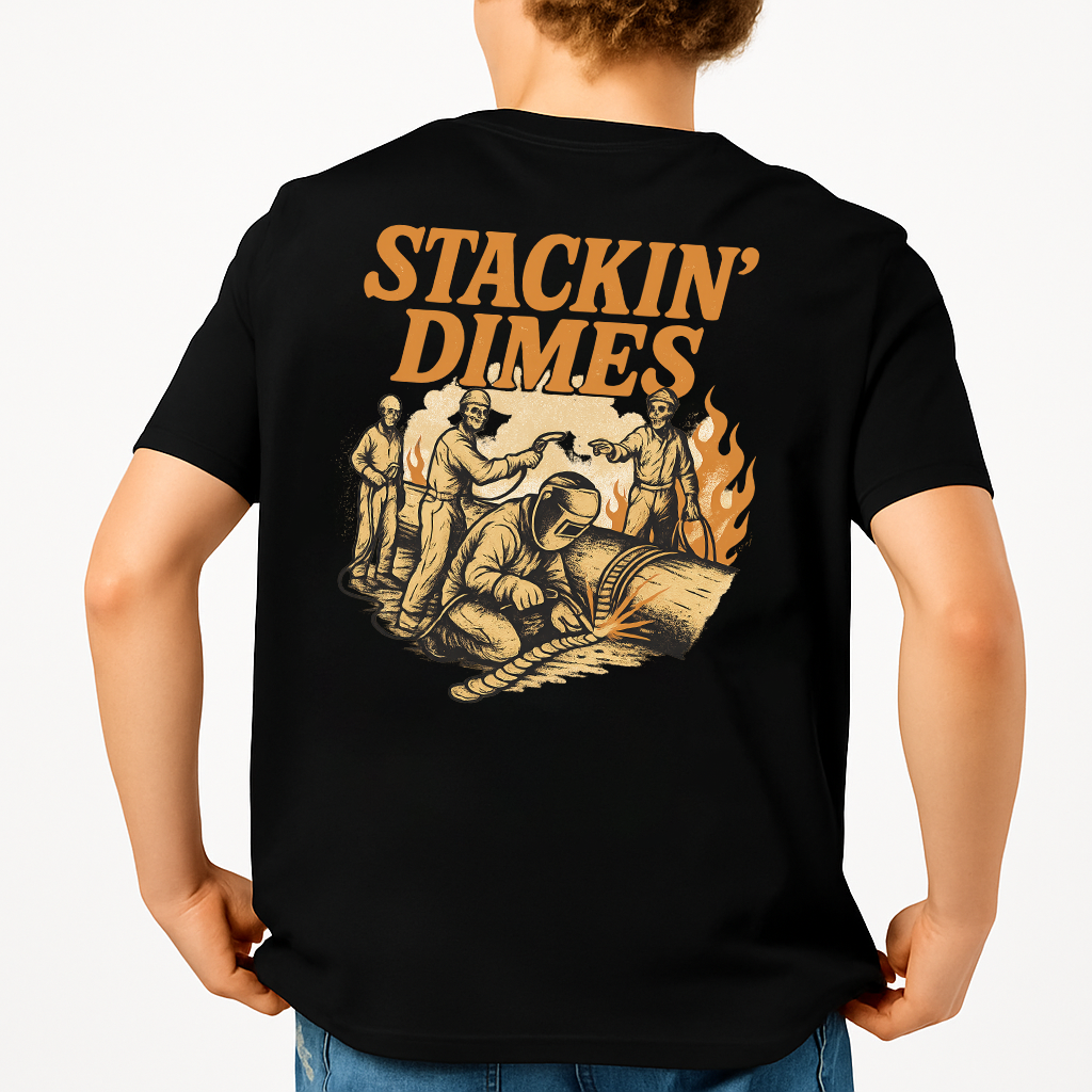 Stackin' Dimes | Welder Tee