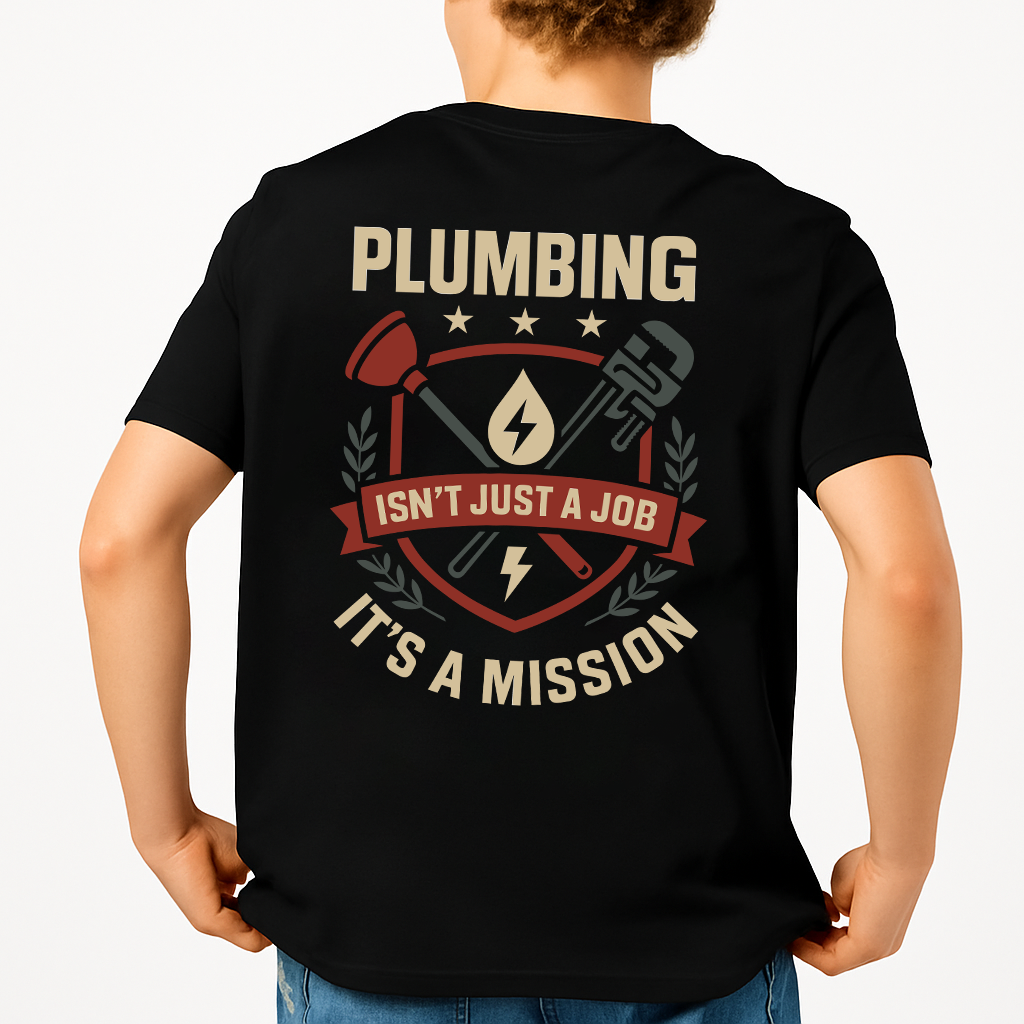 Plumbing Isn’t Just A Job It’s A Mission | Plumber Tee