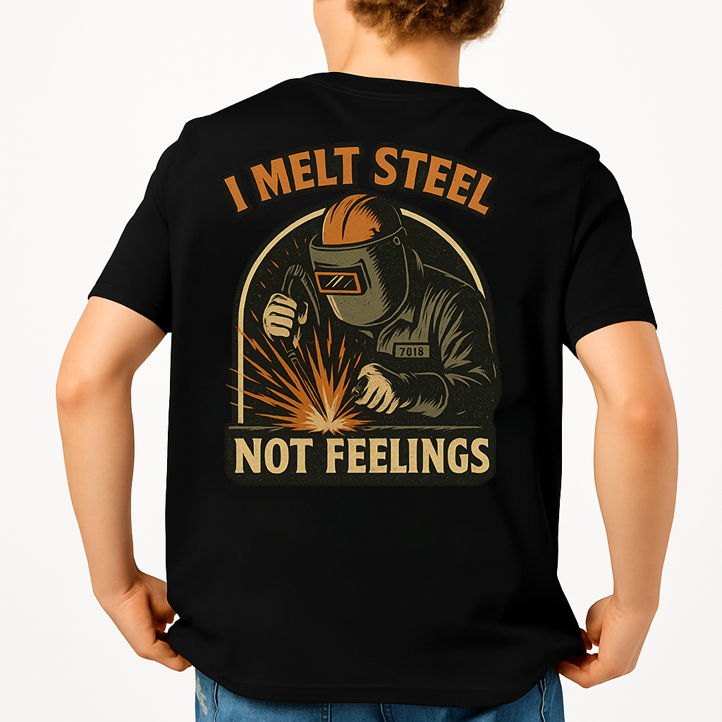 I Melt Steel Not Feelings | Welder Tee