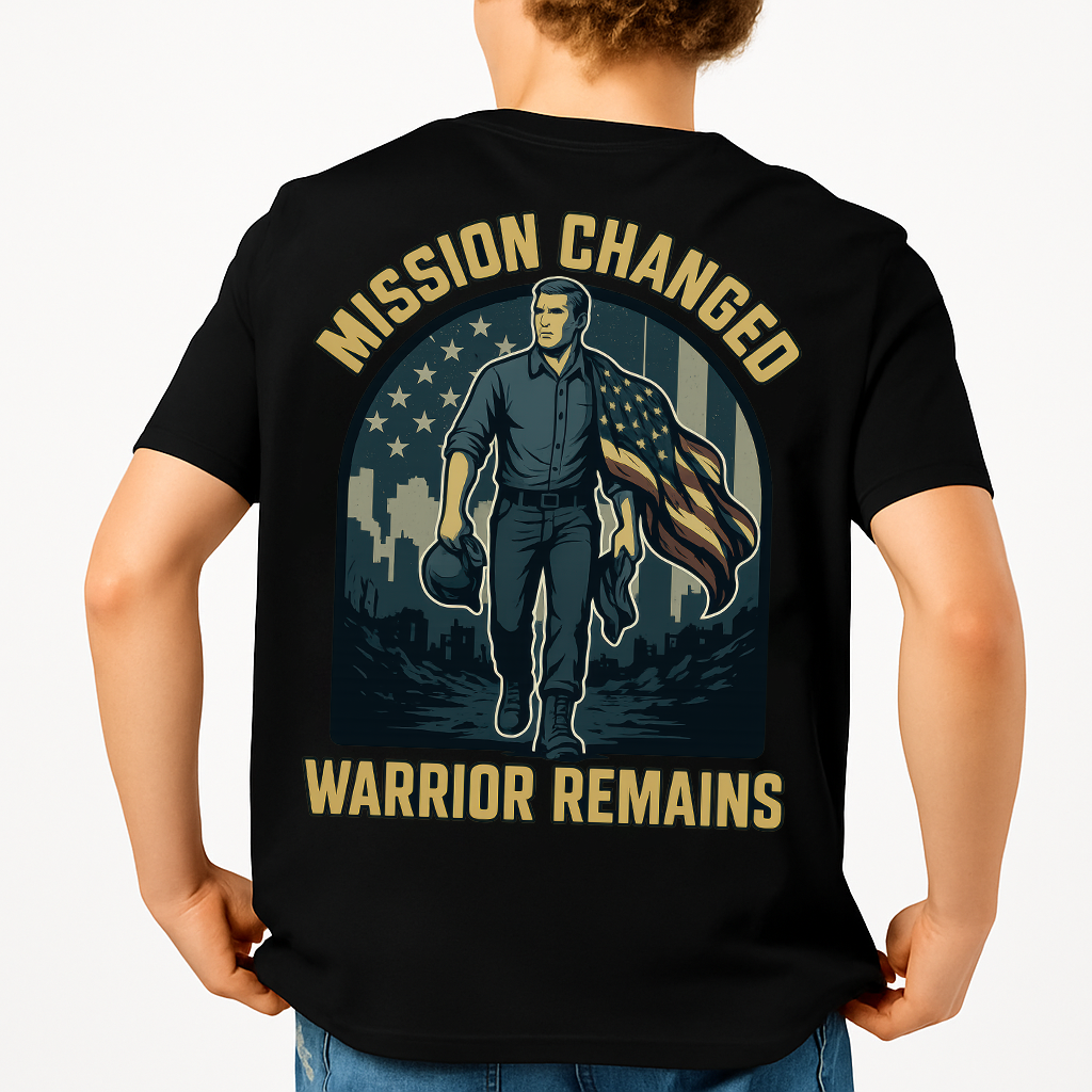 Mission Changed Warrior Remains | Veteran Tee