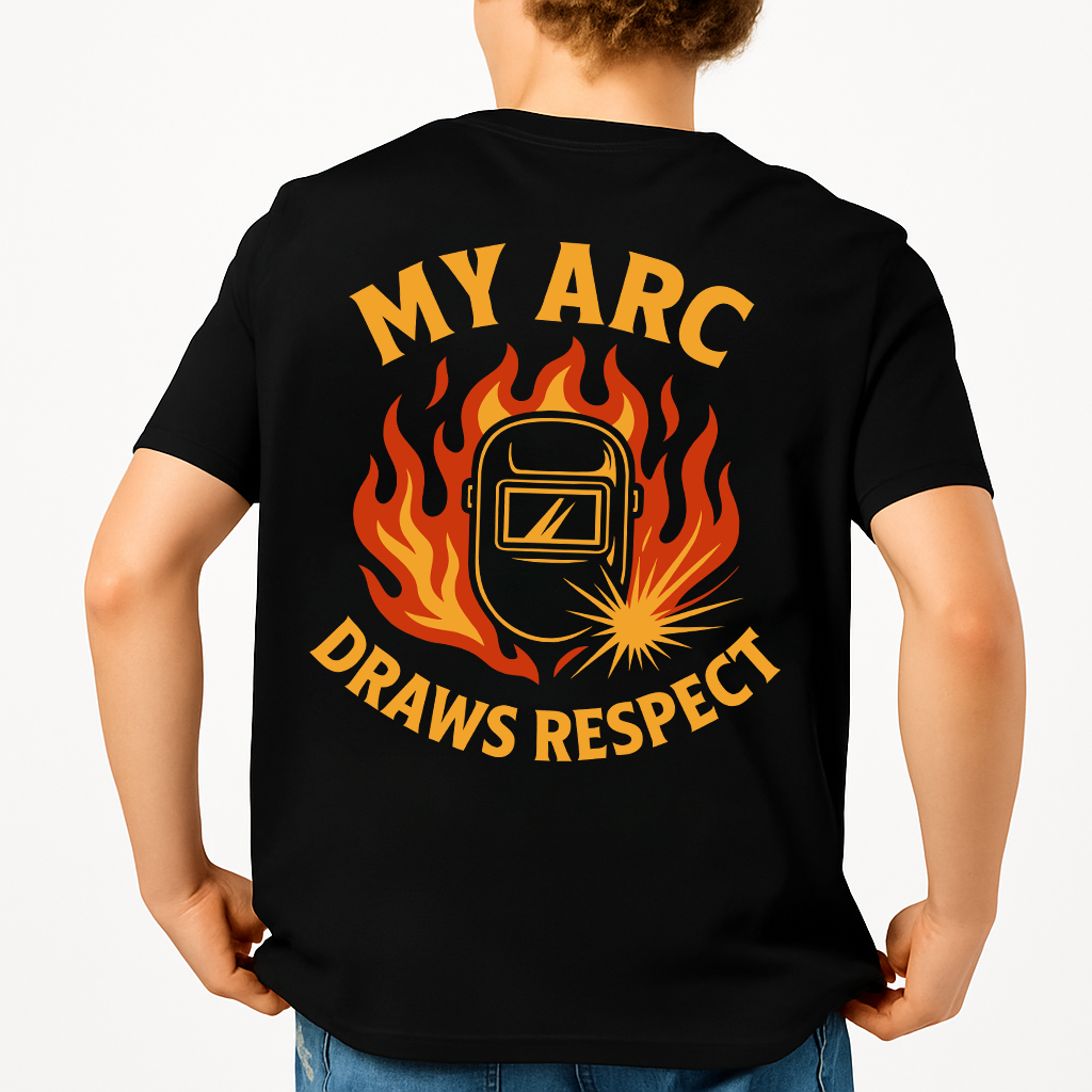 My Arc Draws Respect | Welder Tee