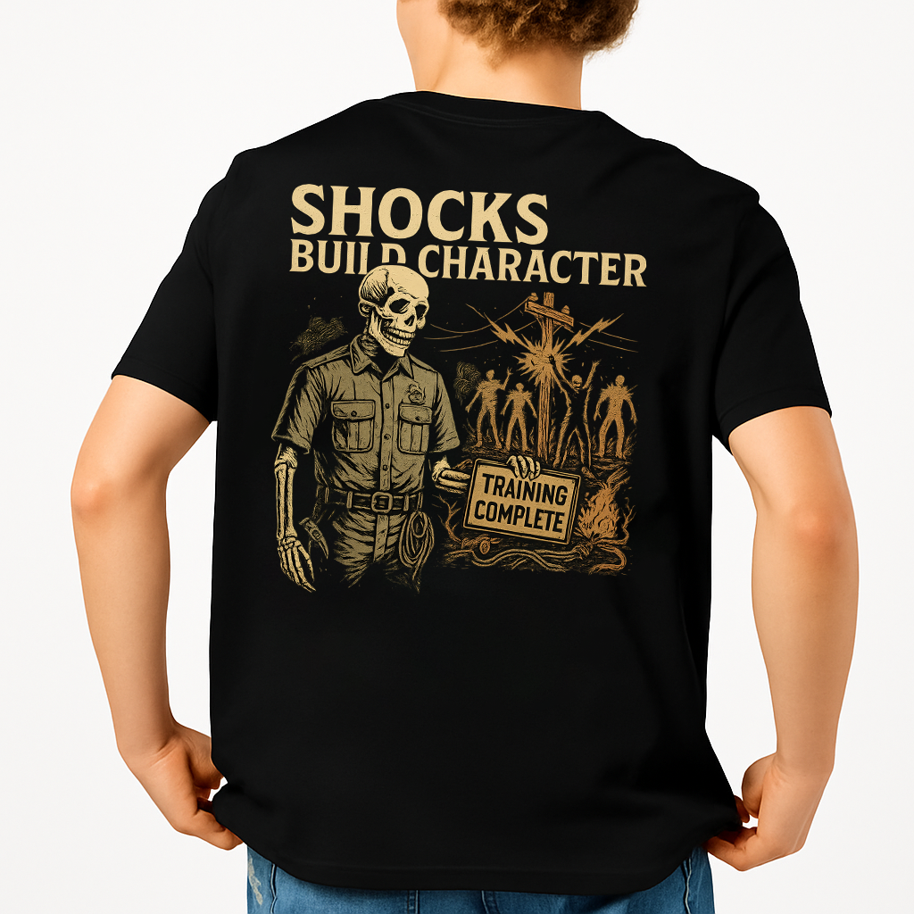 Shocks Build Character | Electrician Tee