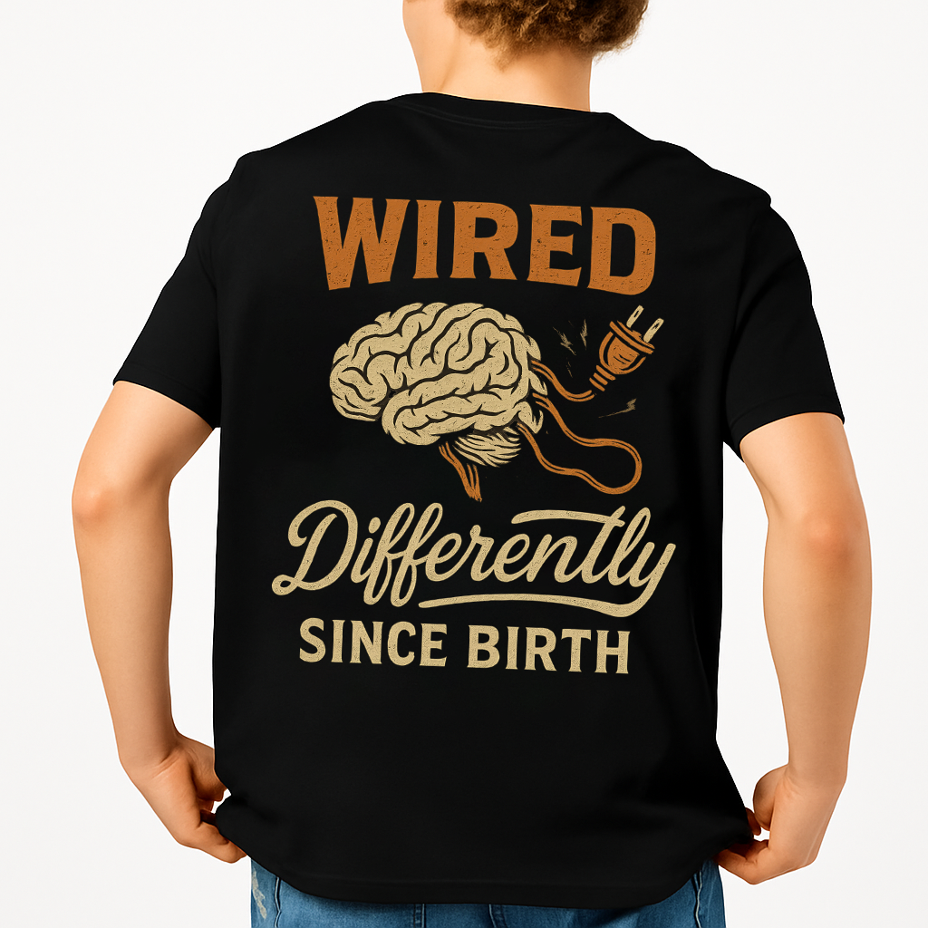 Wired Differently Since Birth | Electrician Tee