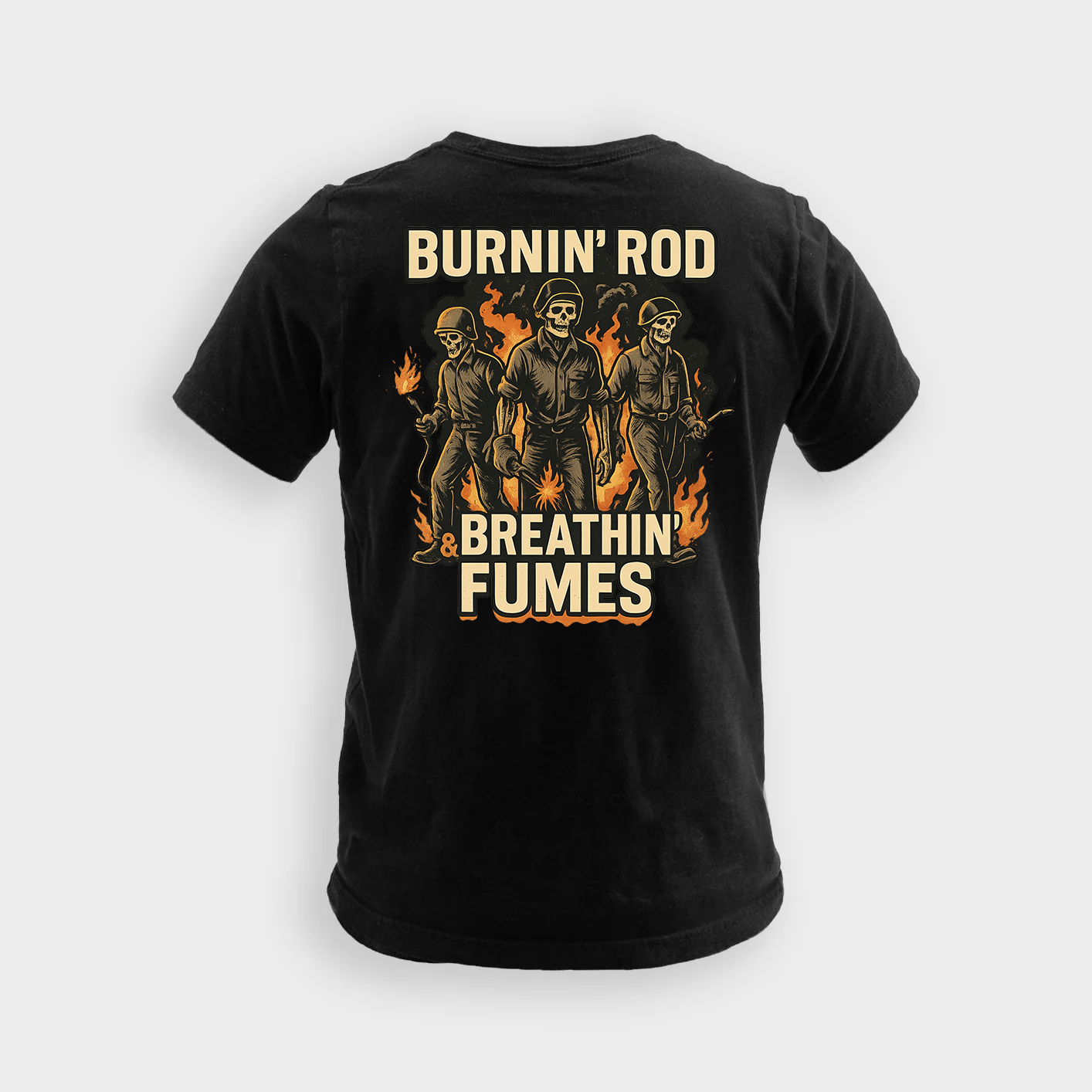 Burnin' Rod & Breathin' Fumes | Welder Tee