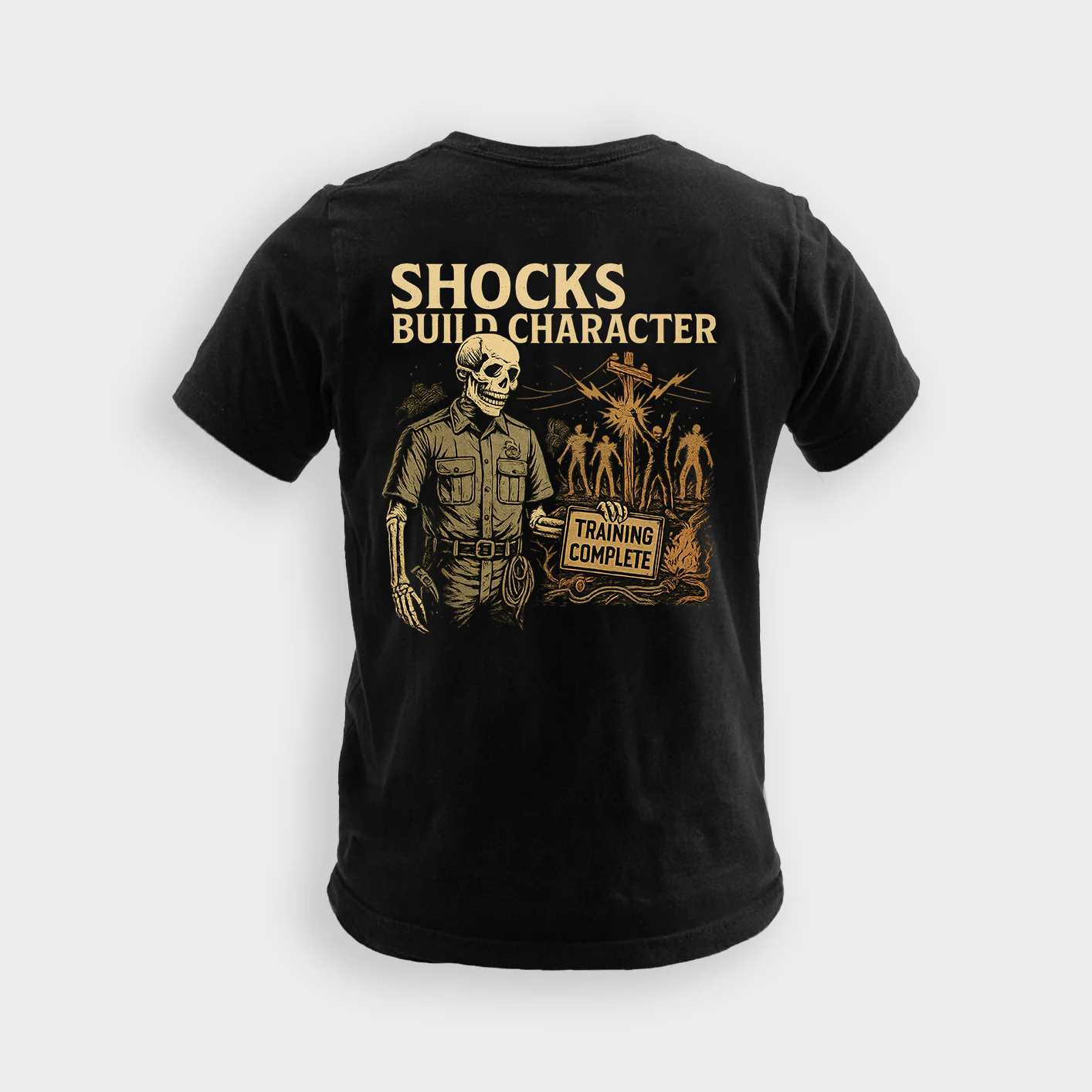 Shocks Build Character | Electrician Tee