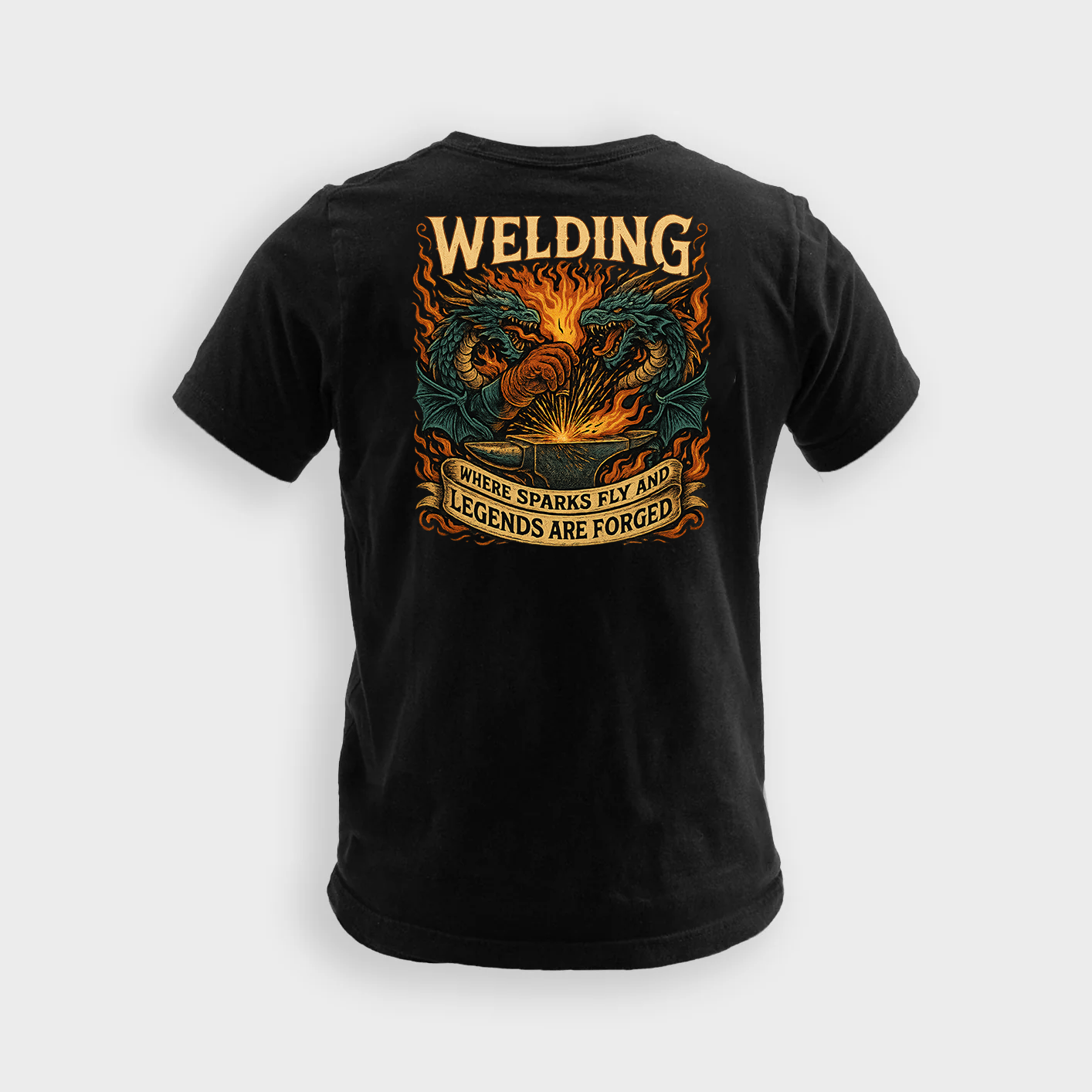 Welder Master Of Elements | Welder Tee